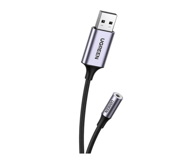 UGREEN Adapter audio CM477 USB do Mini Jack 3.5mm AUX szary - 1488899 - zdjęcie 4